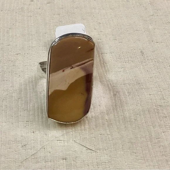 🚨Elegant Mookaite Stone Inlay Ring - Picture 2 of 5